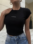 CROP TOP JS - ΜΑΥΡΟ